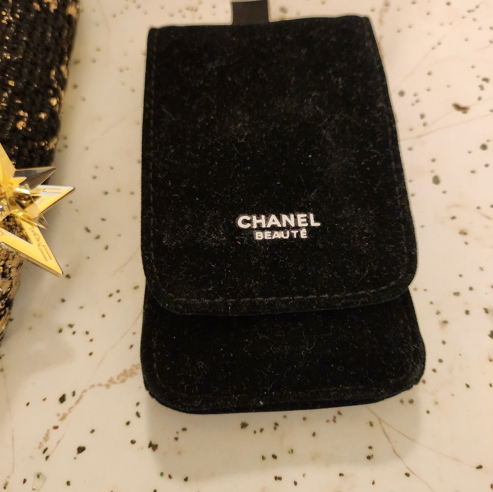 Chanel Makeup Brush set, Mirror and Case